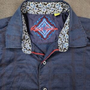 Robert Graham Shirt Mens Small Classic‎ Fit Long Sleeve Pattern Modern Dress